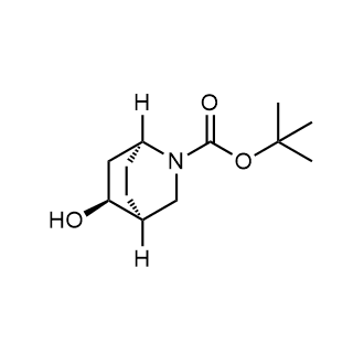 (1S,4S,5S)-叔丁基5-羟基-2-氮杂双环[2.2.2]辛烷-2-羧酸盐结构式
