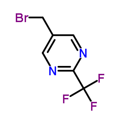 5-(Bromomethyl)-2-(trifluoromethyl)pyrimidine Structure