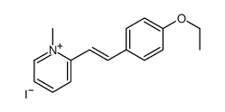 2-[2-(4-ethoxyphenyl)ethenyl]-1-methylpyridin-1-ium,iodide结构式