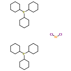 Bis(tricyclohexylphosphine)dichloronickel Structure