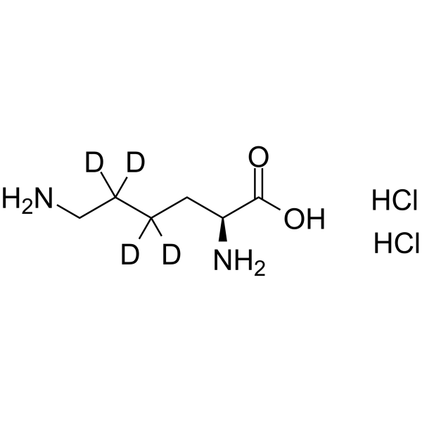 L-Lysine-d4 dihydrochloride Structure