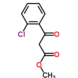 Methyl 3-(2-chlorophenyl)-3-oxopropanoate Structure