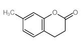 7-methylchroman-2-one Structure
