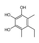 1,2,3-Benzenetriol,5-ethyl-4,6-dimethyl- Structure