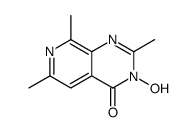 3-Hydroxy-2,6,8-trimethylpyrido[3,4-d]pyrimidin-4(3H)-one结构式