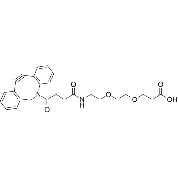 DBCO-PEG2-acid结构式