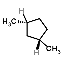 (1R,3S)-1,3-Dimethylcyclopentane Structure