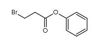 3-bromopropionic acid phenyl ester Structure