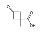 3-羰基-1-甲基-环丁烷甲酸结构式