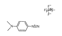 p-dimethylaminobenzenediazonium tetrafluoroborate Structure