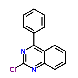 2-氯-4-苯基喹唑啉结构式