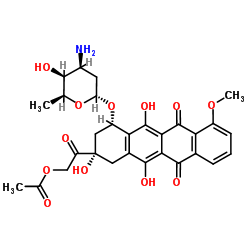 14-O-acetyldoxorubicin结构式