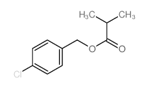 Propanoic acid,2-methyl-, (4-chlorophenyl)methyl ester Structure
