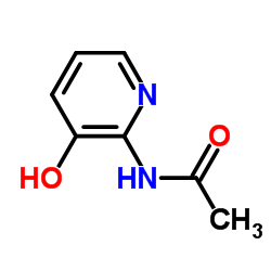 N-(3-羟基吡啶-2-基)乙酰胺结构式