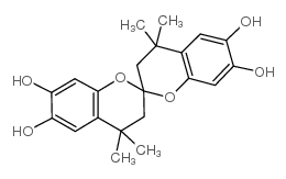 2,2'-Spirobi[2H-1-benzopyran]-6,6',7,7'-tetrol,3,3',4,4'-tetrahydro-4,4,4',4'-tetramethyl- Structure