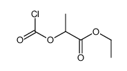 ethyl 2-carbonochloridoyloxypropanoate Structure