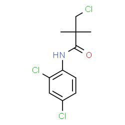 3-Chloro-N-(2,4-dichlorophenyl)-2,2-dimethylpropanamide Structure