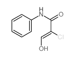 2-chloro-3-hydroxy-N-phenyl-prop-2-enamide Structure