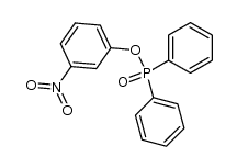 m-nitrophenyl diphenylphosphinate结构式