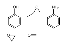 aniline,formaldehyde,2-methyloxirane,oxirane,phenol Structure