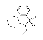 N-ethyl cyclohexylbenzene sulfonamide结构式