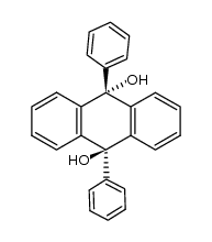 trans-9,10-dihydroxy-9,10-diphenyl-9,10-dihydroanthracene Structure