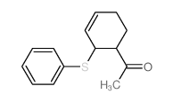 Ethanone, 1-[2-(phenylthio)-3-cyclohexen-1-yl]-结构式