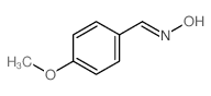 Benzaldehyde,4-methoxy-, oxime, (E)- Structure