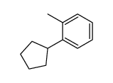 1-cyclopentyl-2-methylbenzene结构式