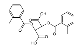 (2S,3S)-2,3-二((2-甲基苯甲酰)氧基)琥珀酸结构式