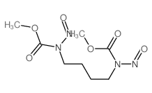 Carbamic acid,1,4-butanediylbis[nitroso-, dimethyl ester (9CI) Structure