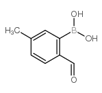 2-Formyl-5-methylphenylboronic acid Structure