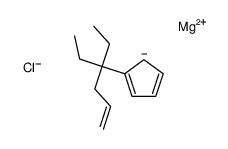 magnesium,5-(3-ethylhex-5-en-3-yl)cyclopenta-1,3-diene,chloride Structure
