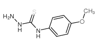 4-(4-甲氧苯基)-3-氨基硫脲结构式