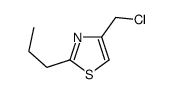 4-氯甲基-2-丙基-1,3-噻唑结构式