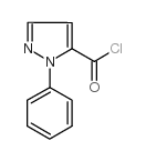 1-苯基-1H-吡唑-5-羰酰氯结构式