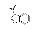 1H-inden-1-yl(dimethyl)silicon Structure