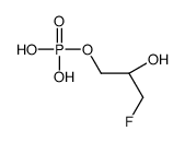 [(2S)-3-fluoro-2-hydroxypropyl] dihydrogen phosphate结构式