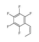 (E)-1,2,3,4,5-五氟-6-(丙-1-烯-1-基)苯结构式