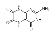4,6,7(1H)-Pteridinetrione,2-amino-5,8- dihydro- Structure