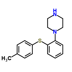 1-{2-[(4-Methylphenyl)sulfanyl]phenyl}piperazine结构式