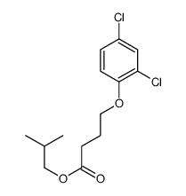 isobutyl 4-(2,4-dichlorophenoxy)butyrate结构式