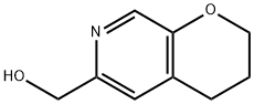 3,4-dihydro-2H-Pyrano[2,3-c]pyridine-6-methanol结构式