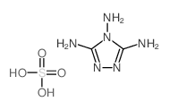 sulfuric acid,1,2,4-triazole-3,4,5-triamine结构式