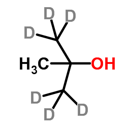2-Methyl(2H6)propan-2-ol Structure