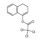 3,4-dihydronaphthalen-1-yl 2,2,2-trichloroacetate结构式