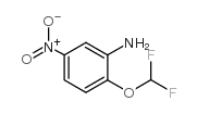 2-(二氟甲氧基)-5-硝基苯胺结构式