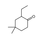 2-ethyl-4,4-dimethylcyclohexan-1-one结构式