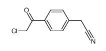 (4-chloroacetyl-phenyl)-acetonitrile结构式