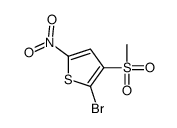 2-bromo-3-methylsulfonyl-5-nitrothiophene Structure